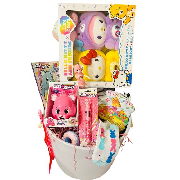 Carebear Easter bundle with 60 x 90 adorable soft throw Hello kitty My MElody - Picture 6 of 6